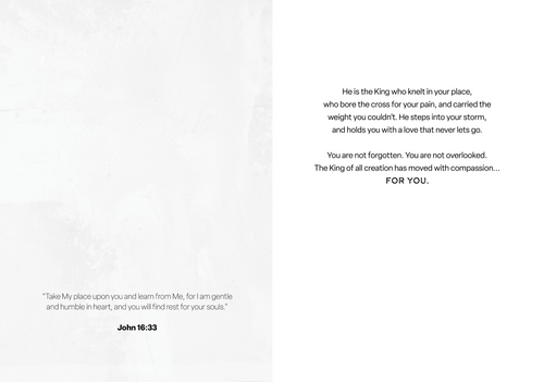 'Compassion of a King' Easter Greeting Card